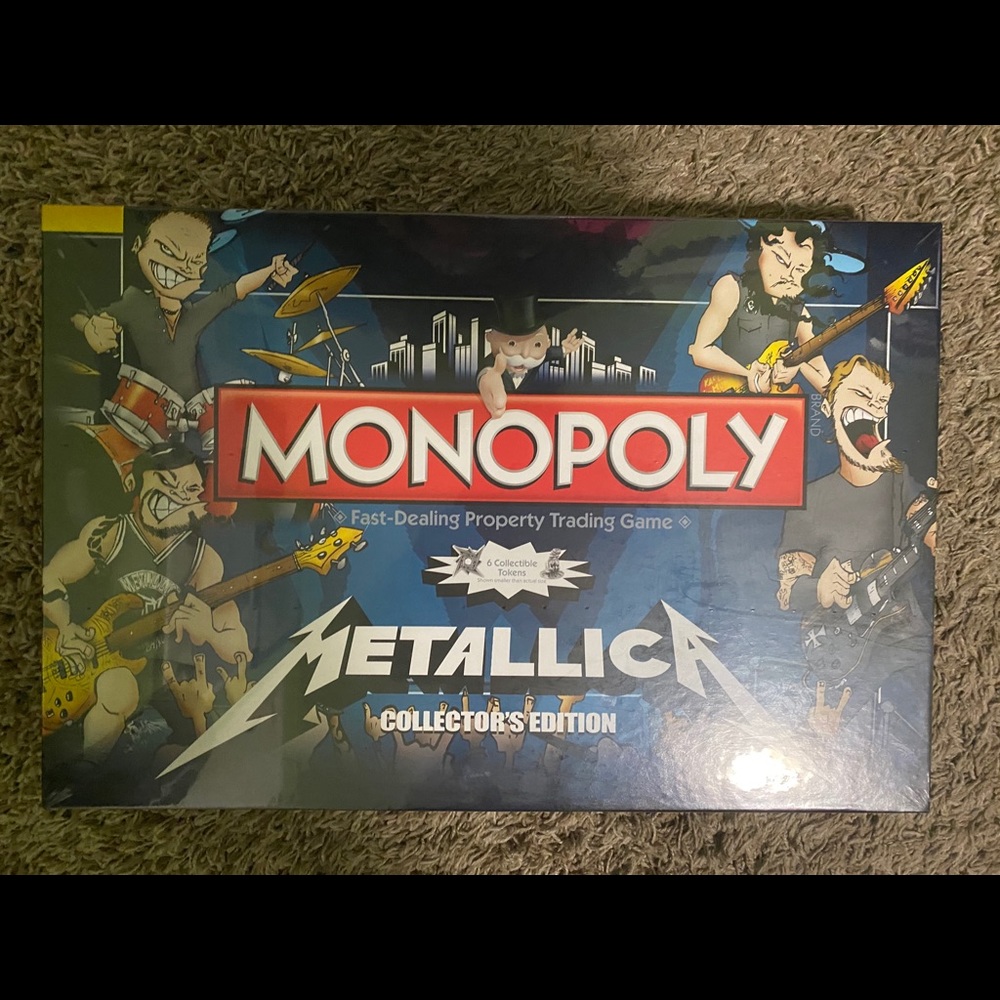 🤘🏻 SUPER RARE METALLICA MONOPOLY 🤘🏻